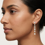 Gold 2 8Ct Tazeen Lab Grown Diamond Mixed Cut Drop Earrings