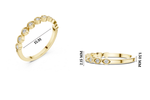 Gold Halo Setting Round Lab Grown Diamond Zyrel Ring
