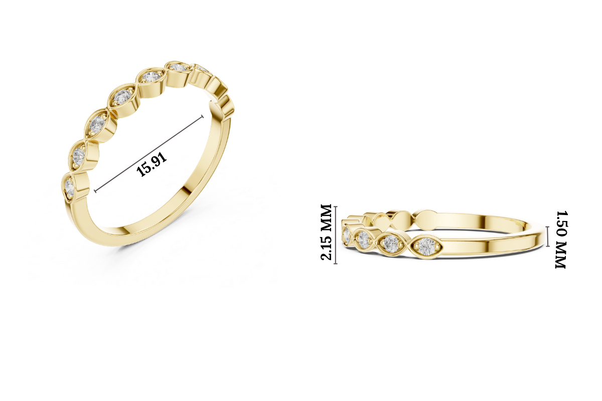 Gold Halo Setting Round Lab Grown Diamond Zyrel Ring