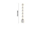 Gold 3Ct Y Drop Pear Lab Grown Diamond Sorelia Necklace
