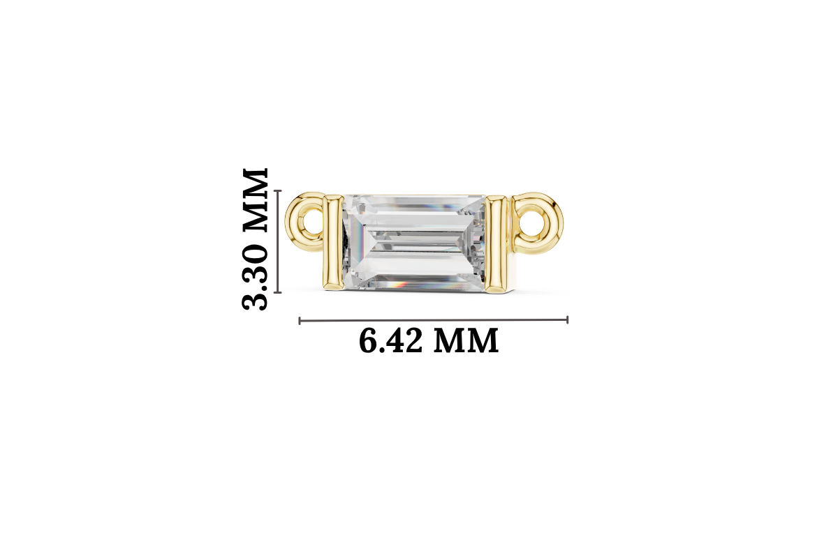 Gold 1Ct Emerald Lab Grown Diamond Luxora Pendant