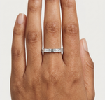 Gold 1Ct Eternity Classic Emerald Lab Grown Diamond Zaviel Ring