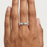 Gold 1Ct Eternity Classic Emerald Lab Grown Diamond Zaviel Ring
