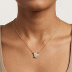 Gold Pave Heart Lab Grown Diamond Zorex Pendant