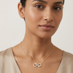 Gold 1Ct Pear Infinity Lab Grown Diamond Zyvelle Pendant