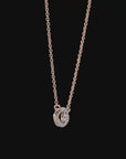 Awaken’s Celestial Eye: Diamond Pendant Necklace